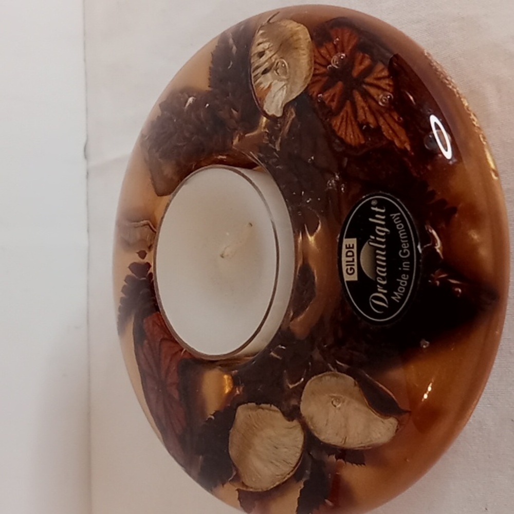 Gilde Dreamlight Glass Candle Votive Holder